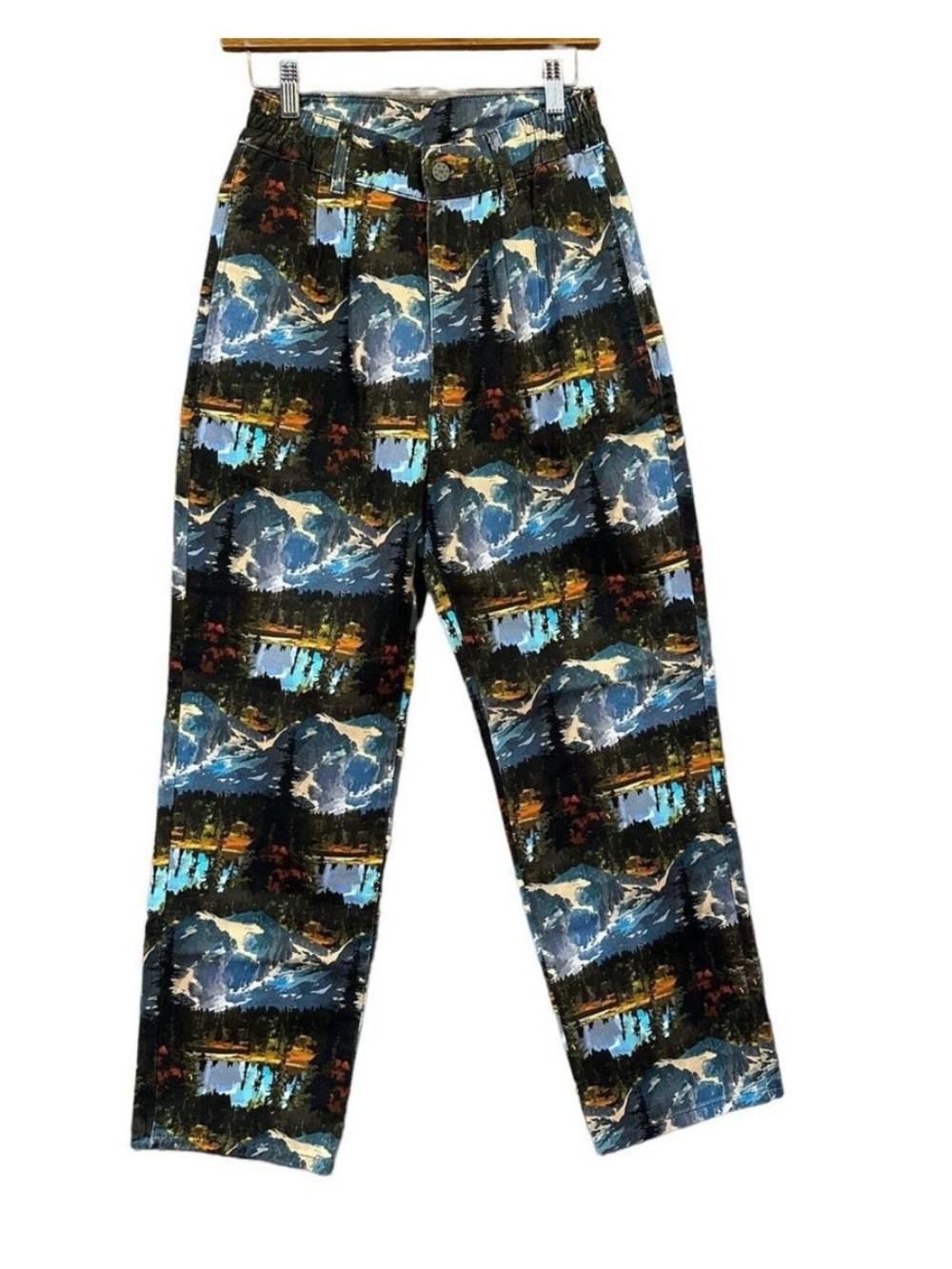 Lazy Oaf Kids Scenic Print Joggers - Blue, Green, Black